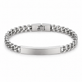 Polished Stainless Steel Curb Bracelet | Chlorry Hurry