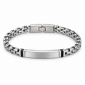 Brushed Stainless Steel Link Bracelet | Chlorry Hurry